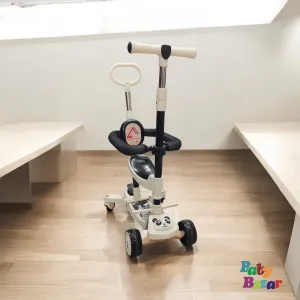5-Wheel Foldable & Adjustable Baby Scooter with LED Lights