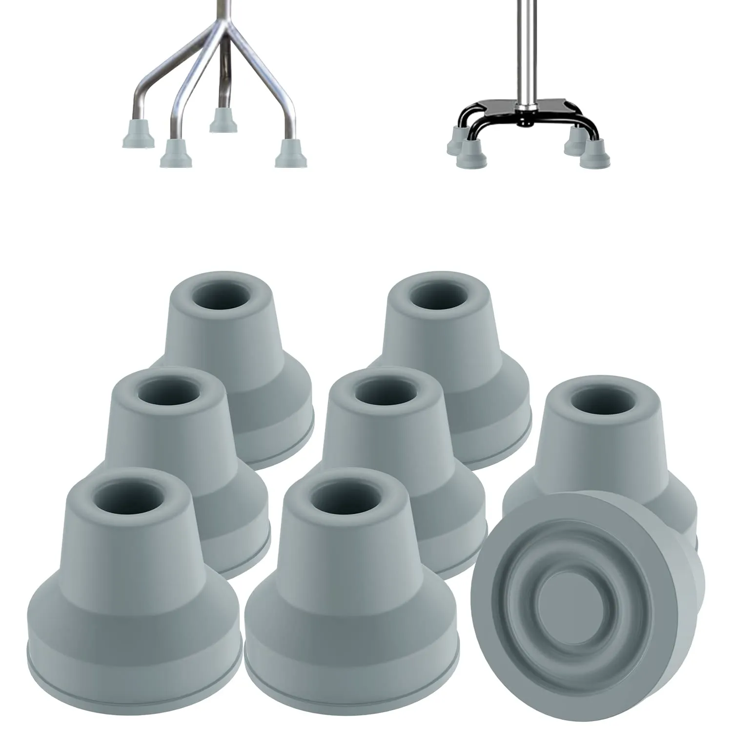 8pcs Quad Cane Tip