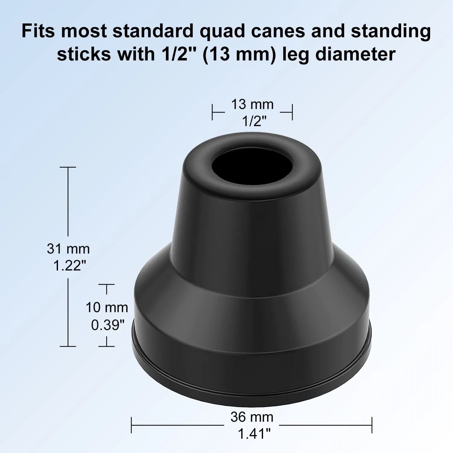 8pcs Quad Cane Tip