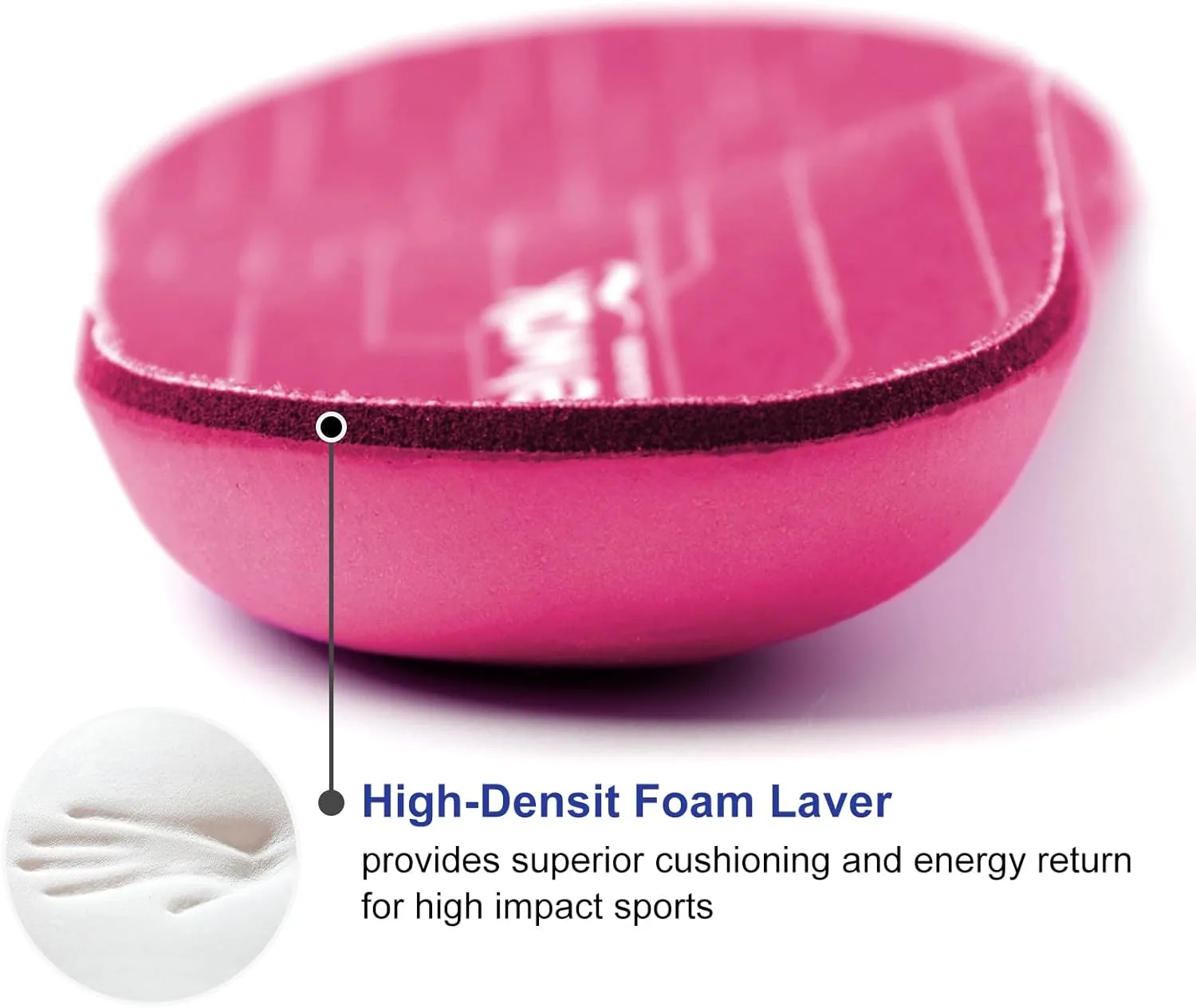 ALEADER Pink Insoles - Shoe Inserts for Arch Support, Plantar Fasciitis, Pronation & Heel Pain Relief - Insoles for Women for Feet Pain Relief - Podiatrist-Recommended (M 4-4.5, F 6-6.5)
