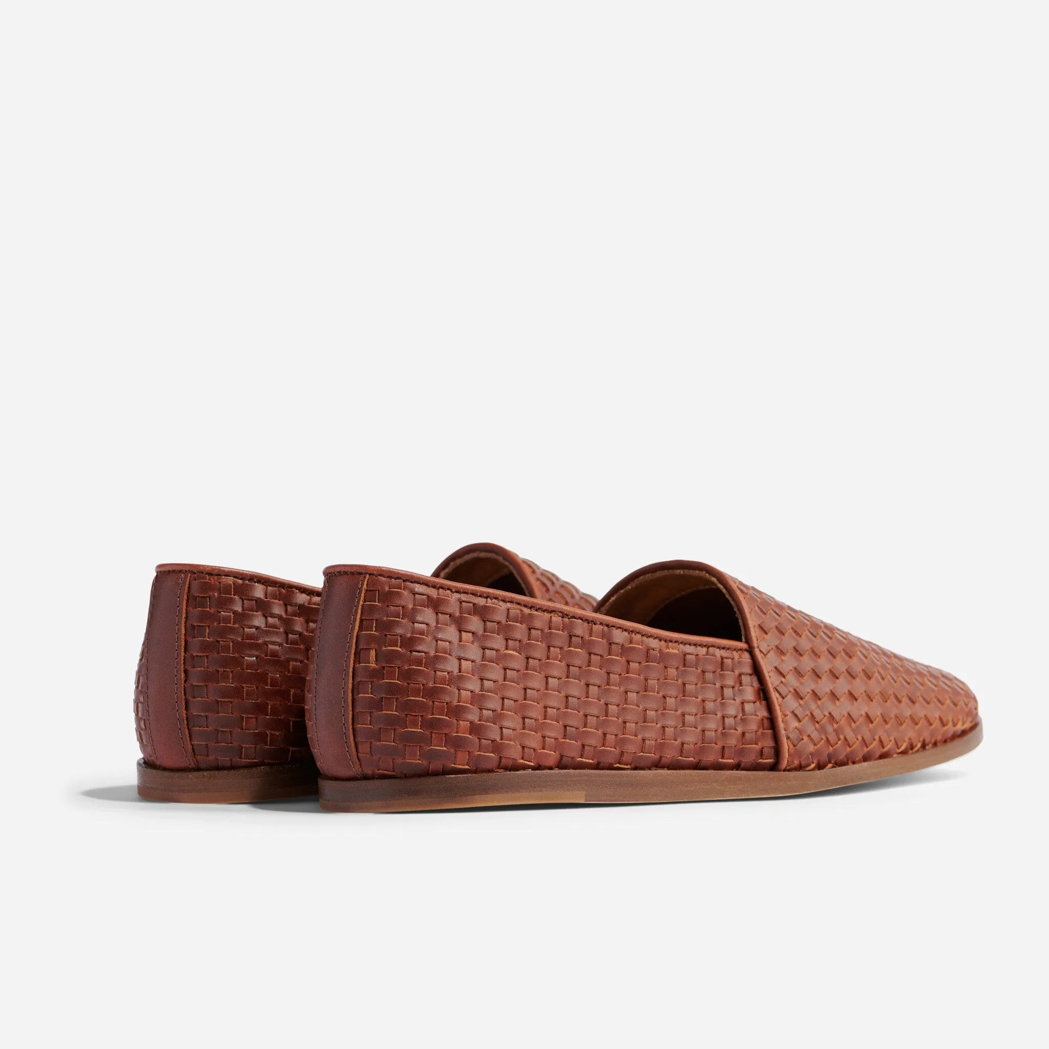Alejandro Woven Slip On Woven Brandy