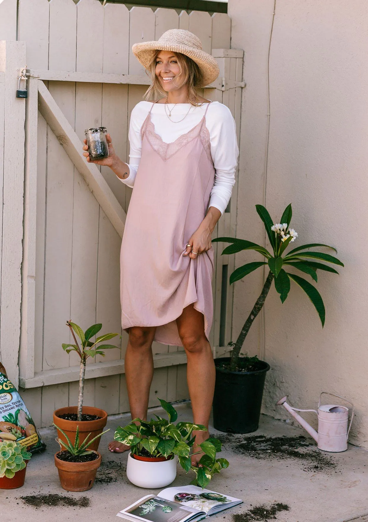 Amour Lace Slip Dress