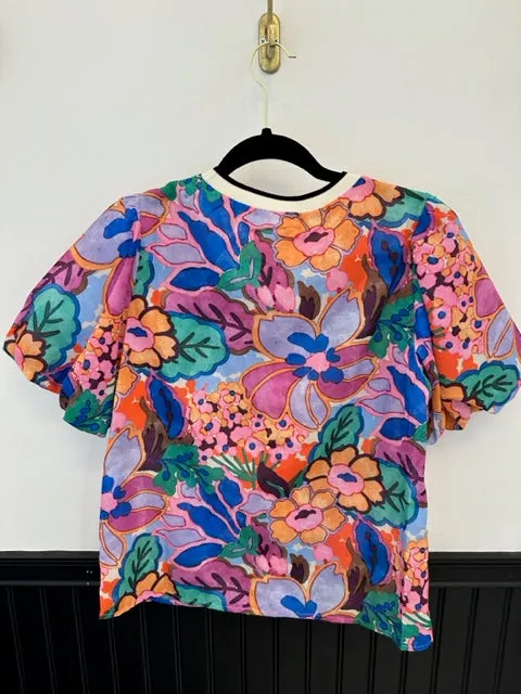 Becca Floral Print Top