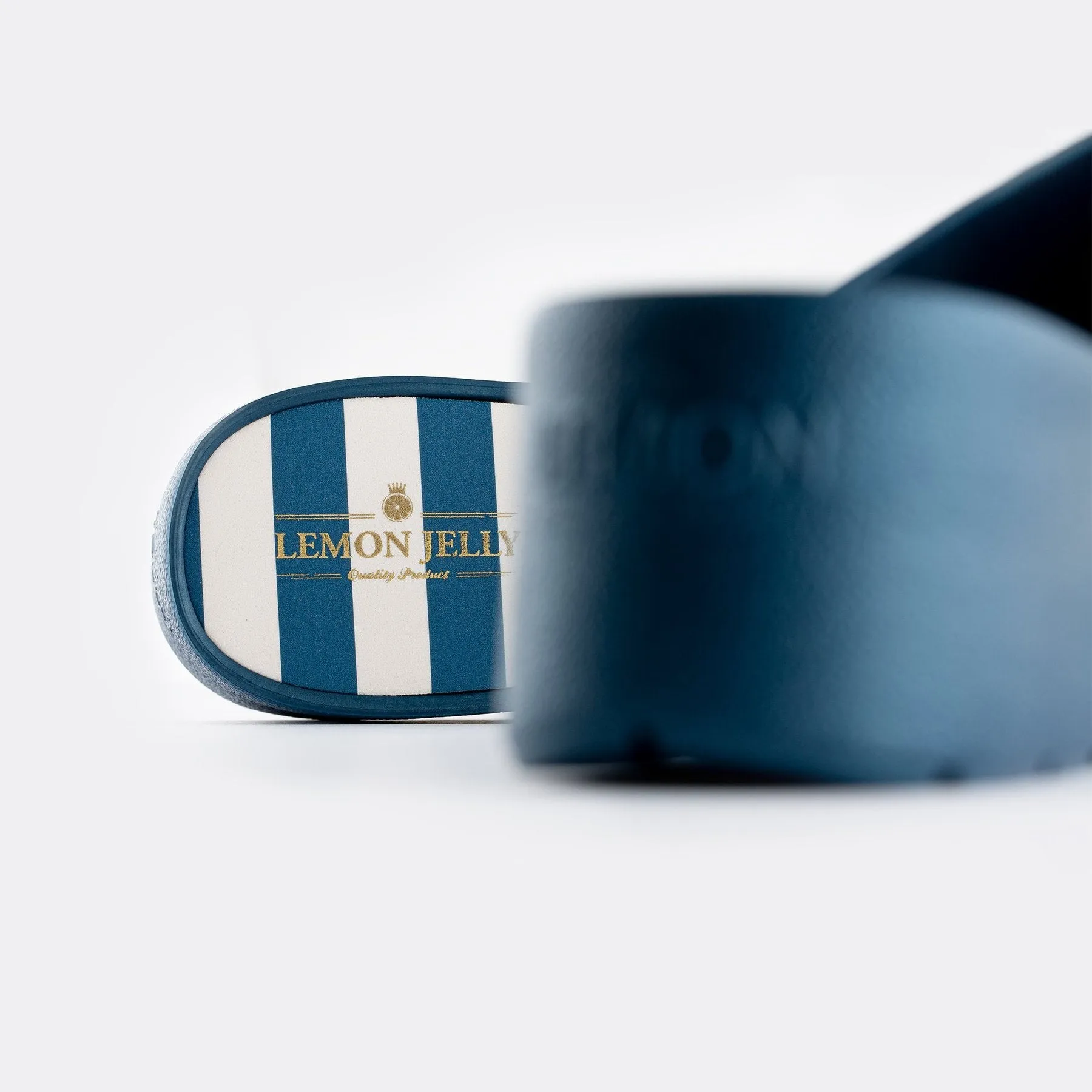 Blue Metal Teela Platform Slides