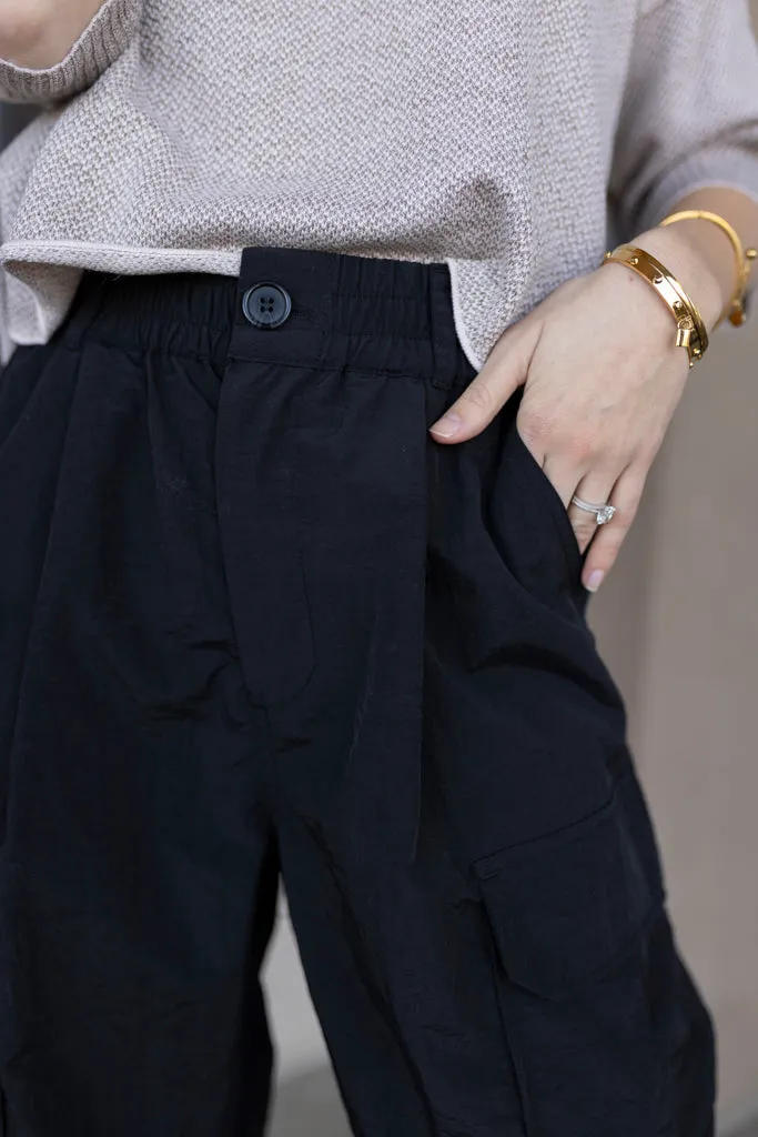 Bodie Cargo Pants, Black