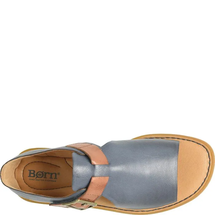 Born Women's Ivey Open Toe Sandal - Marine/Luggage