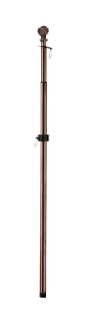 Bronze Metal Extendable House Flag Pole