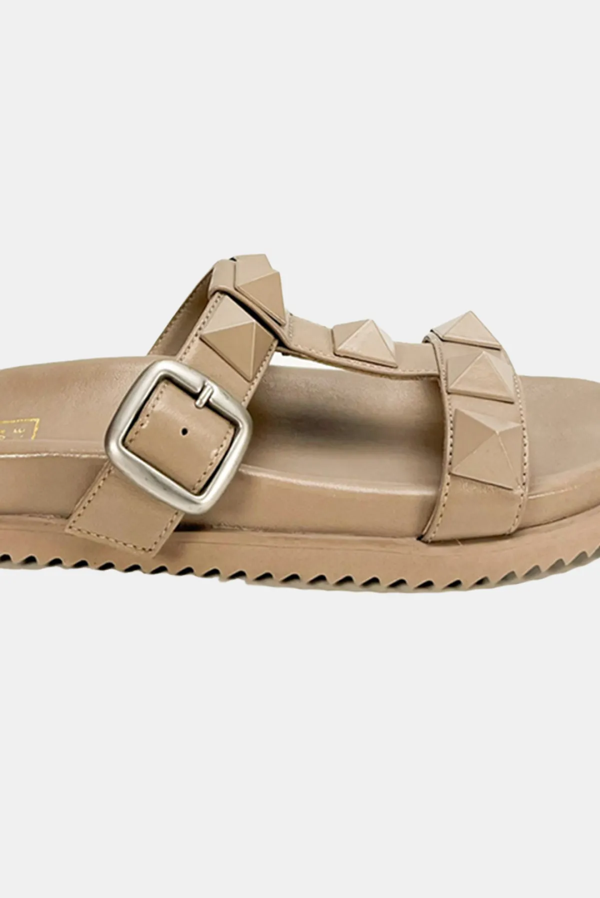Buggs Studded Flats - Taupe