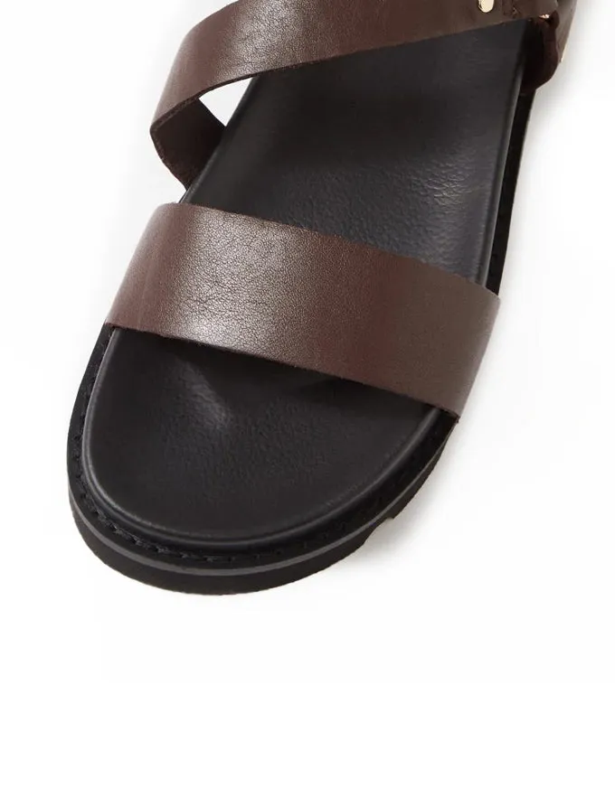 CAPLAN Sandals Choc/Black