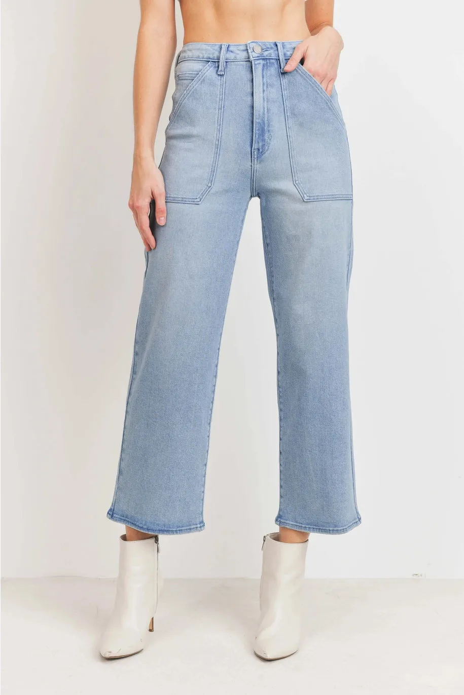 Cargo Pocket Wide Leg