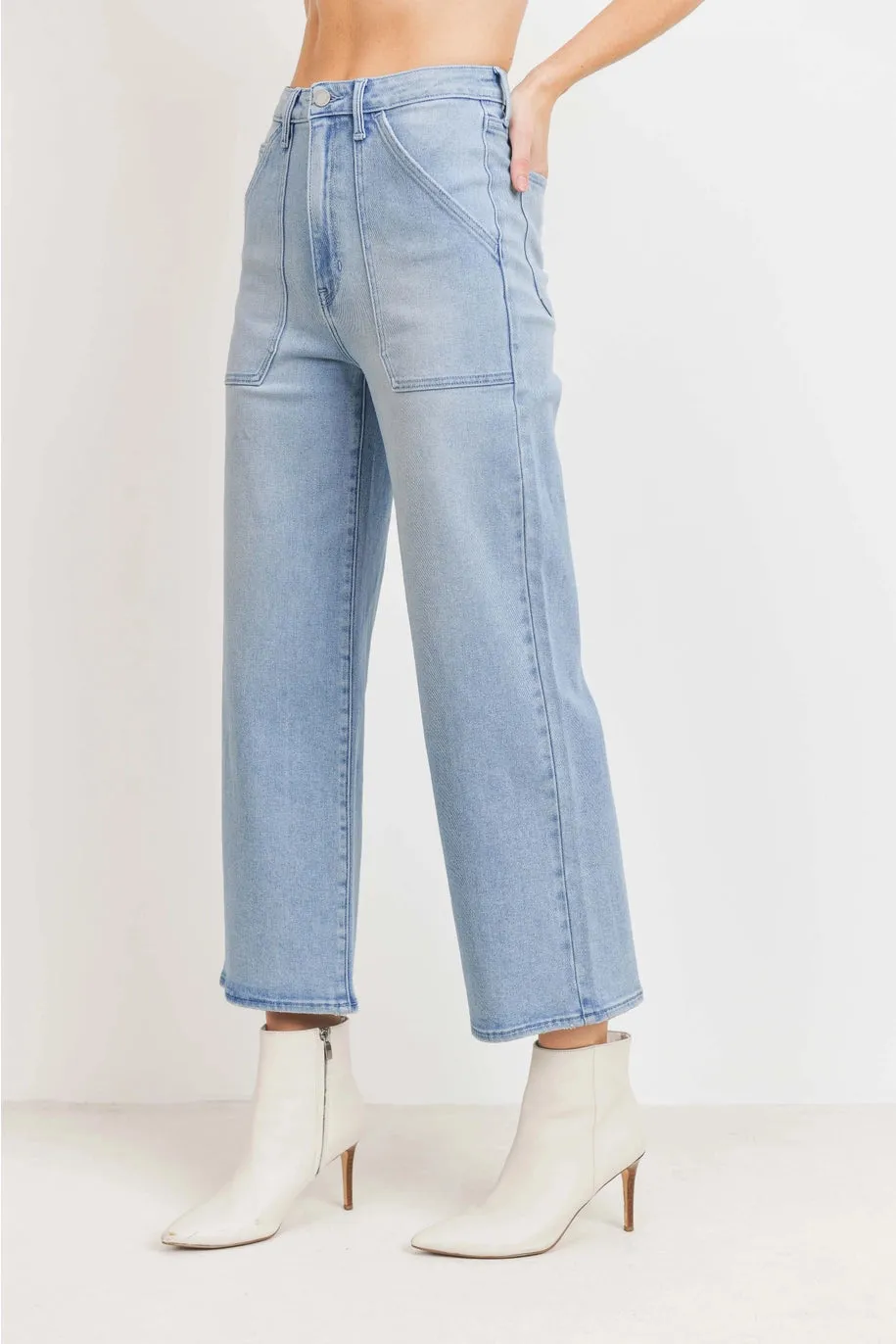 Cargo Pocket Wide Leg