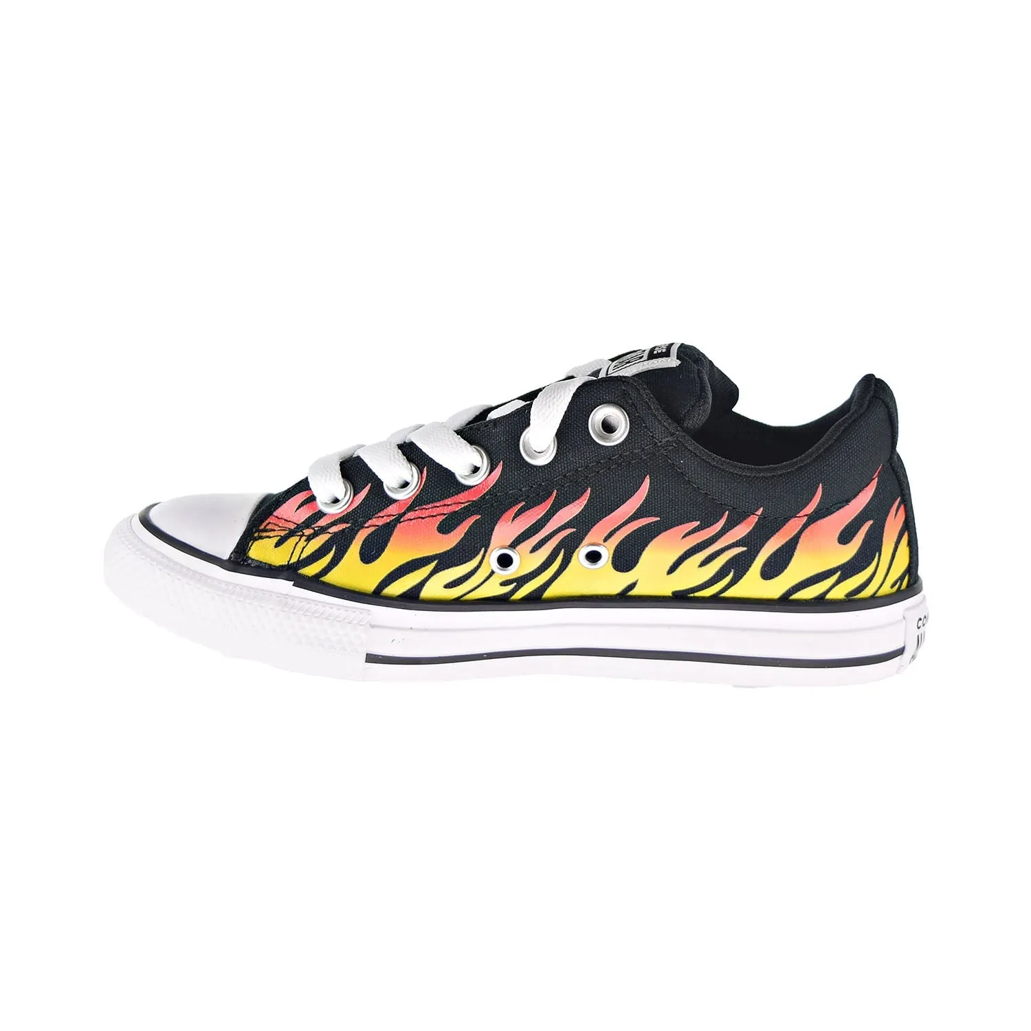 Converse Chuck Taylor AS Street Slip "Into The Flames" Kids' Shoes Black-Yellow