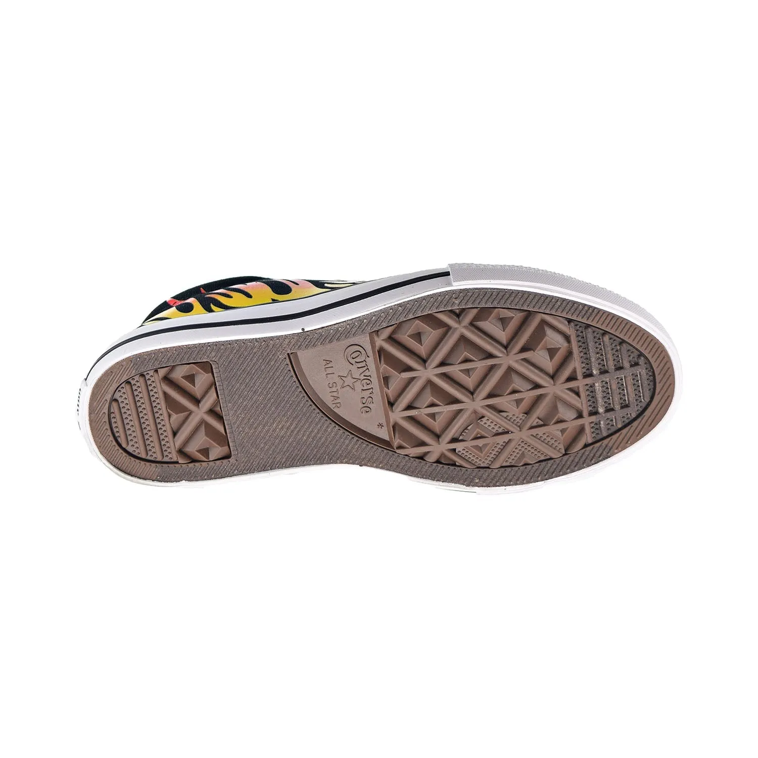 Converse Chuck Taylor AS Street Slip "Into The Flames" Kids' Shoes Black-Yellow
