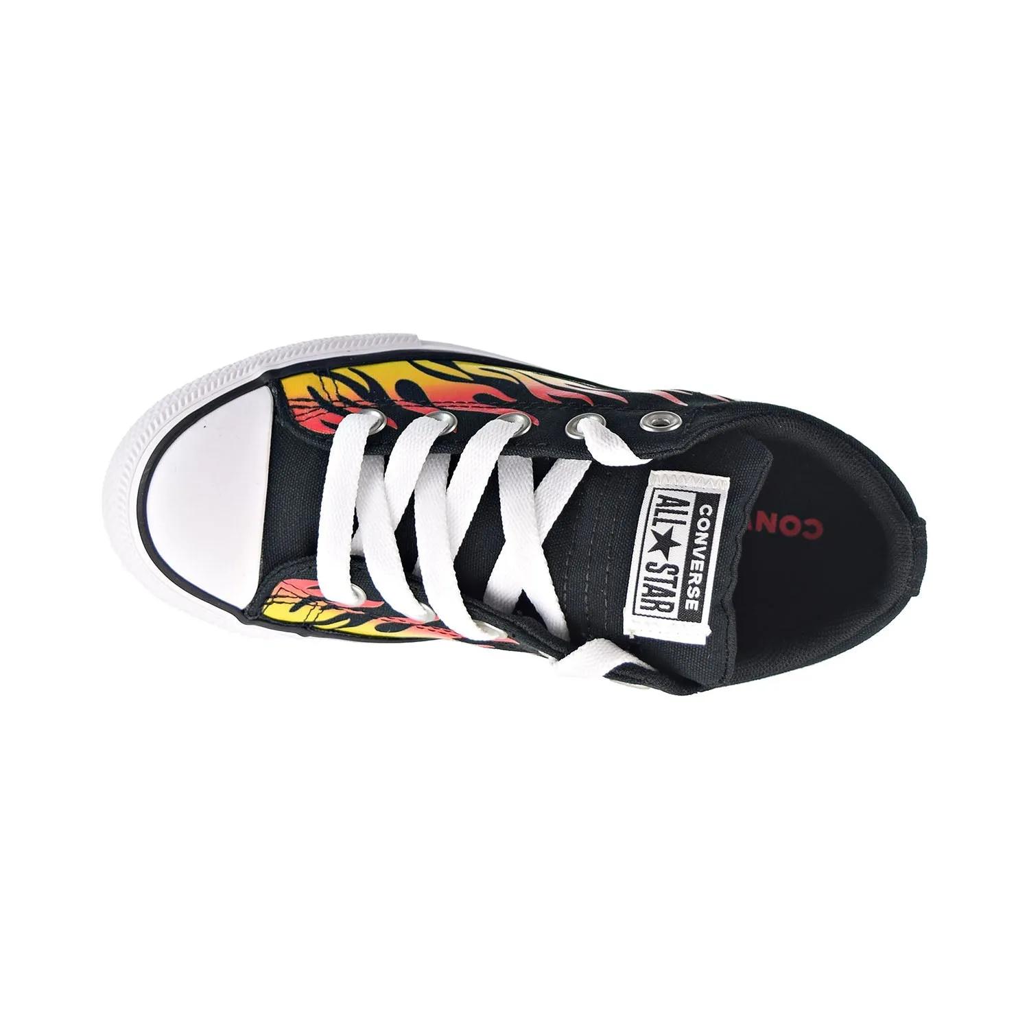 Converse Chuck Taylor AS Street Slip "Into The Flames" Kids' Shoes Black-Yellow