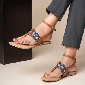 Deccan Bidri T Strap Sandal