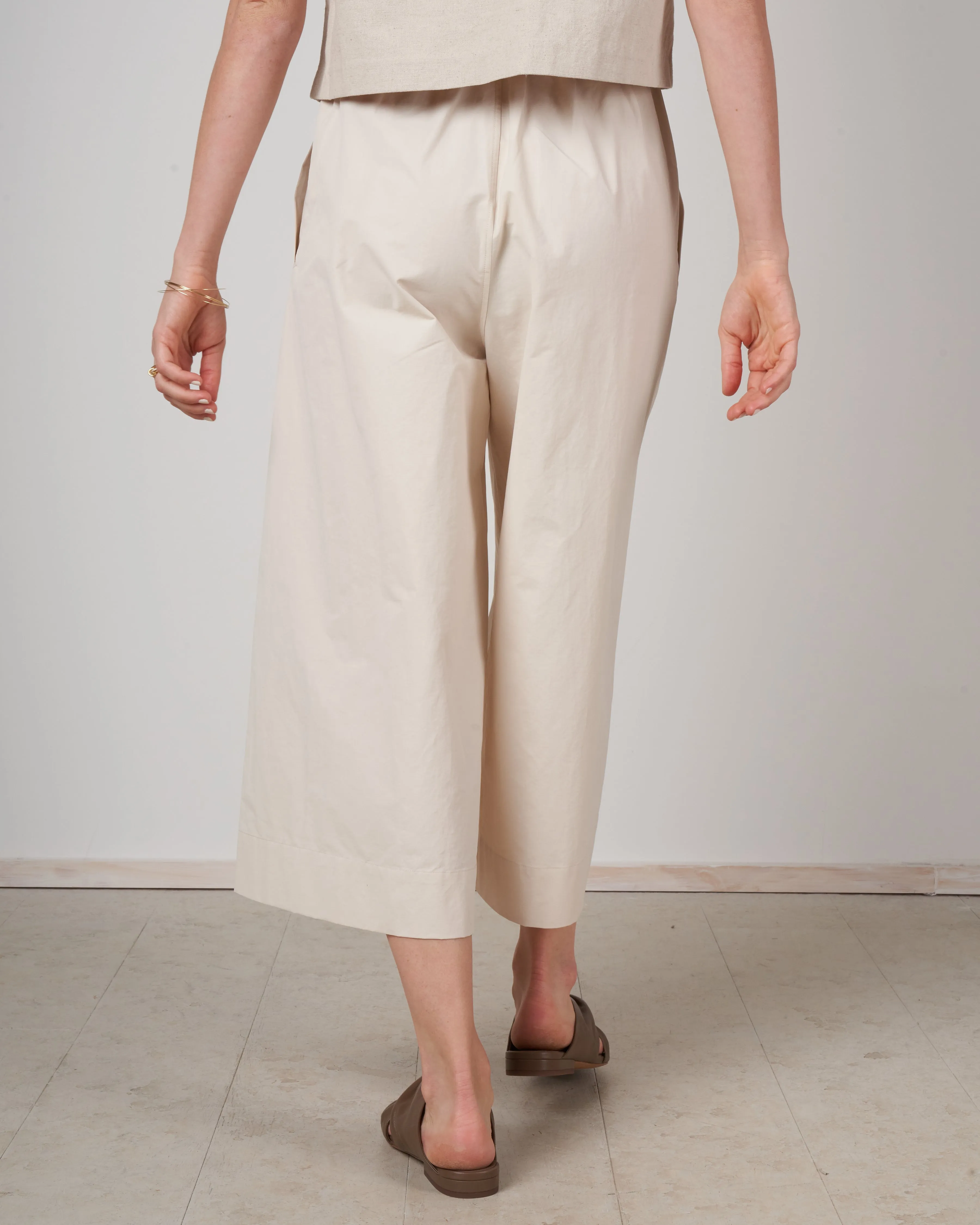 elastic culotte - bone white