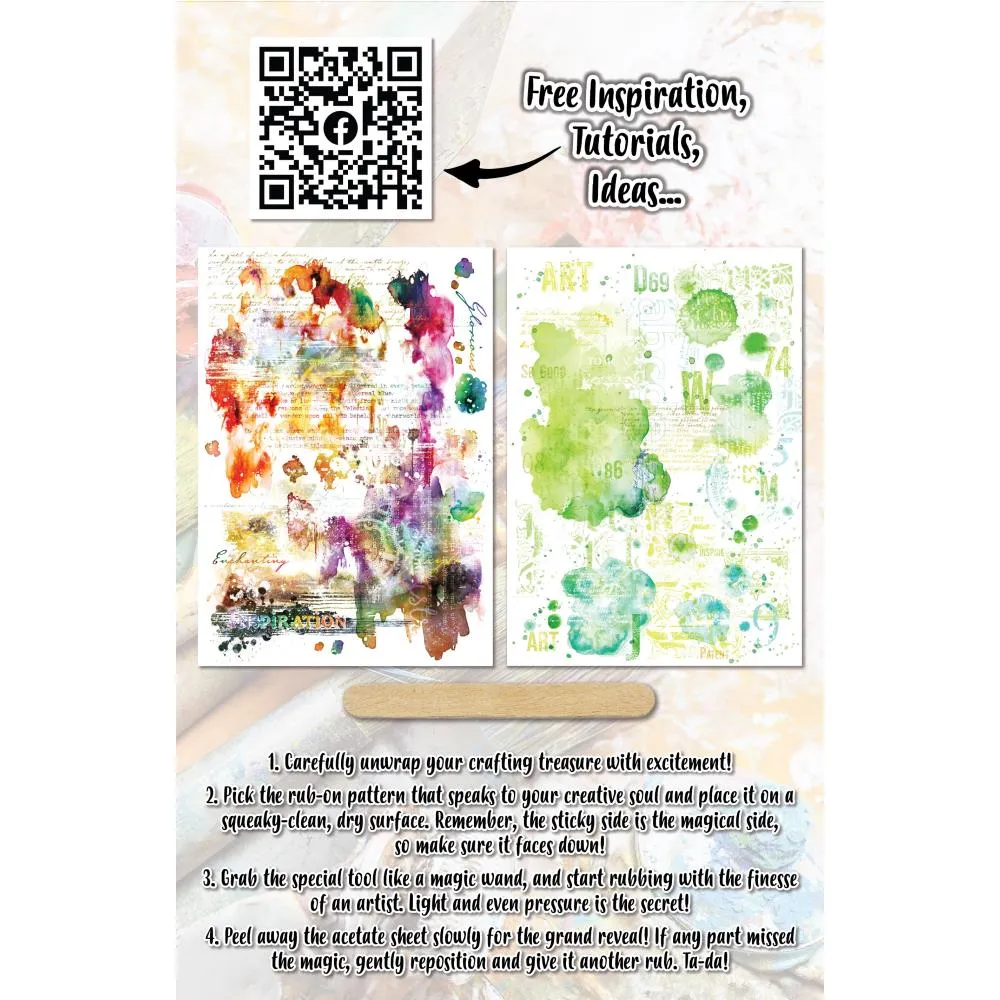 Enchanting Larking A5 Rub-Ons No. 8
