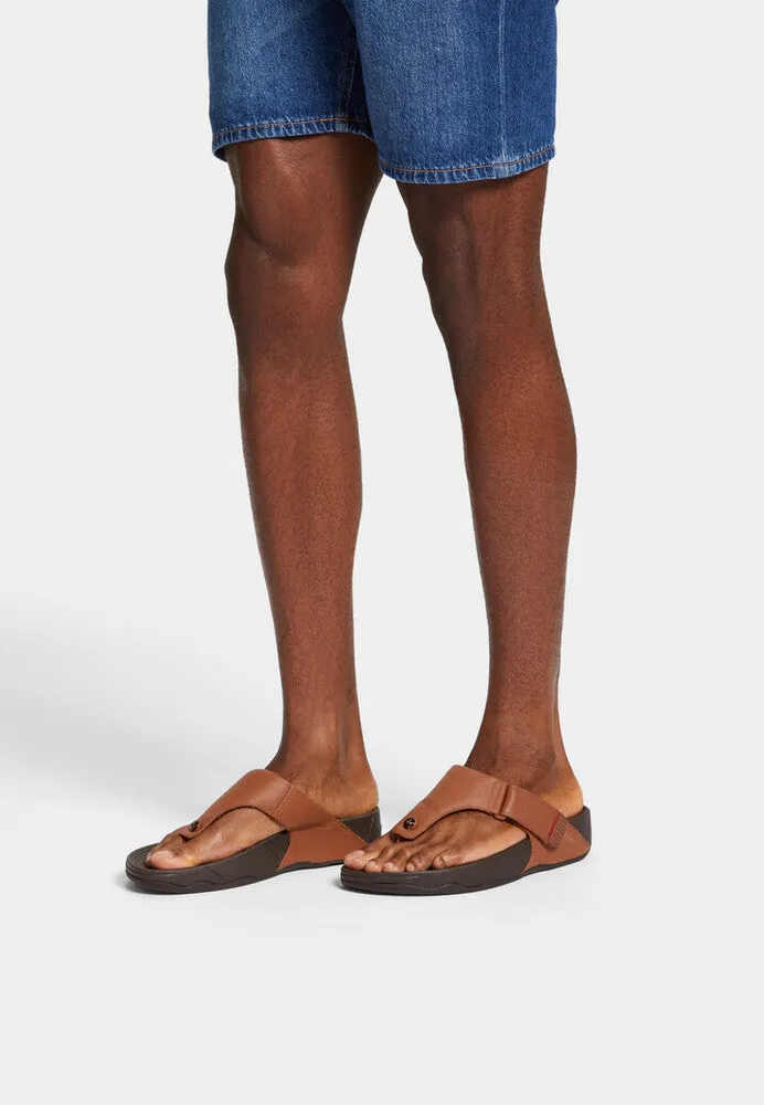 FitFlop Trakk II Toe Post Mens Sandals Brown