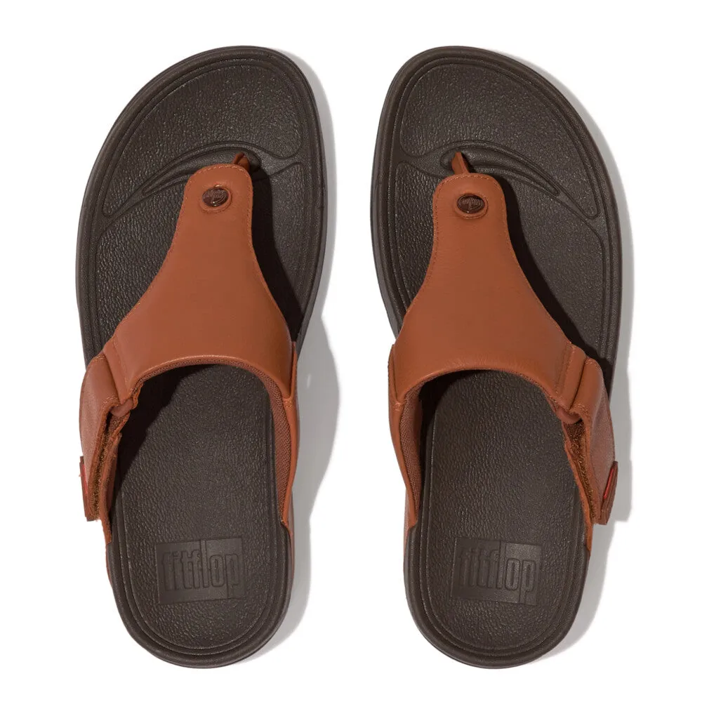 FitFlop Trakk II Toe Post Mens Sandals Brown