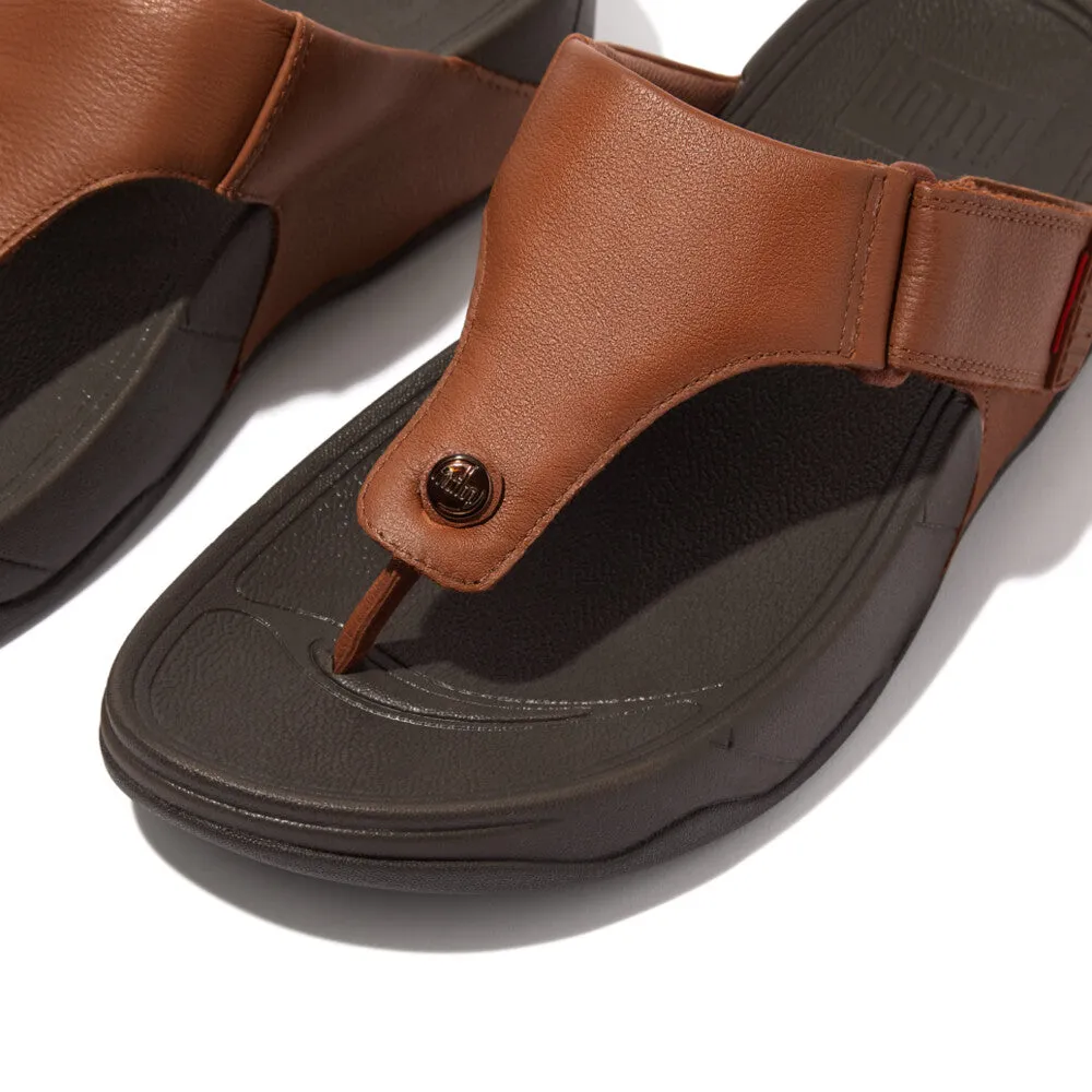 FitFlop Trakk II Toe Post Mens Sandals Brown