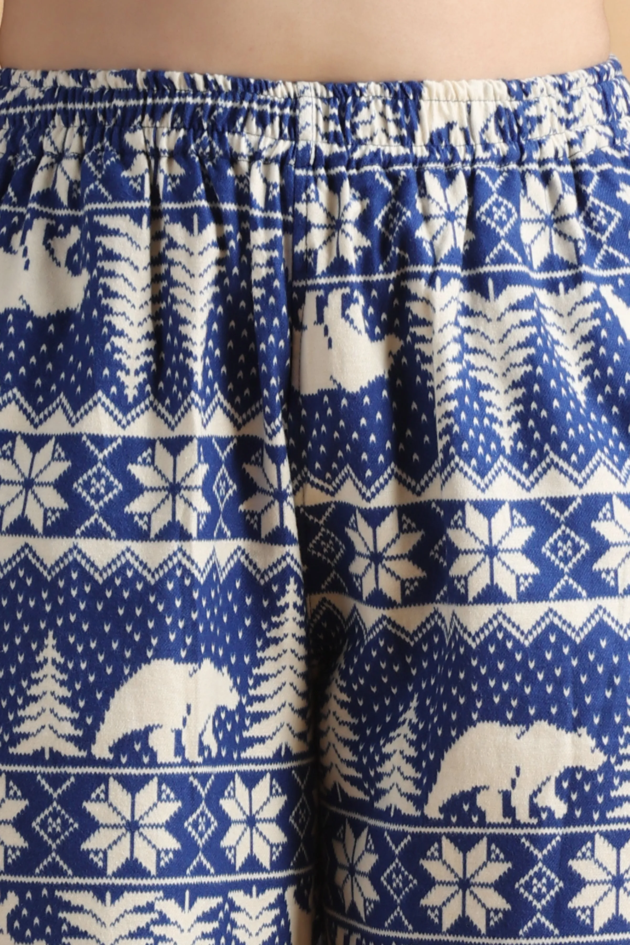 Frost Bite Printed Woollen Pajama