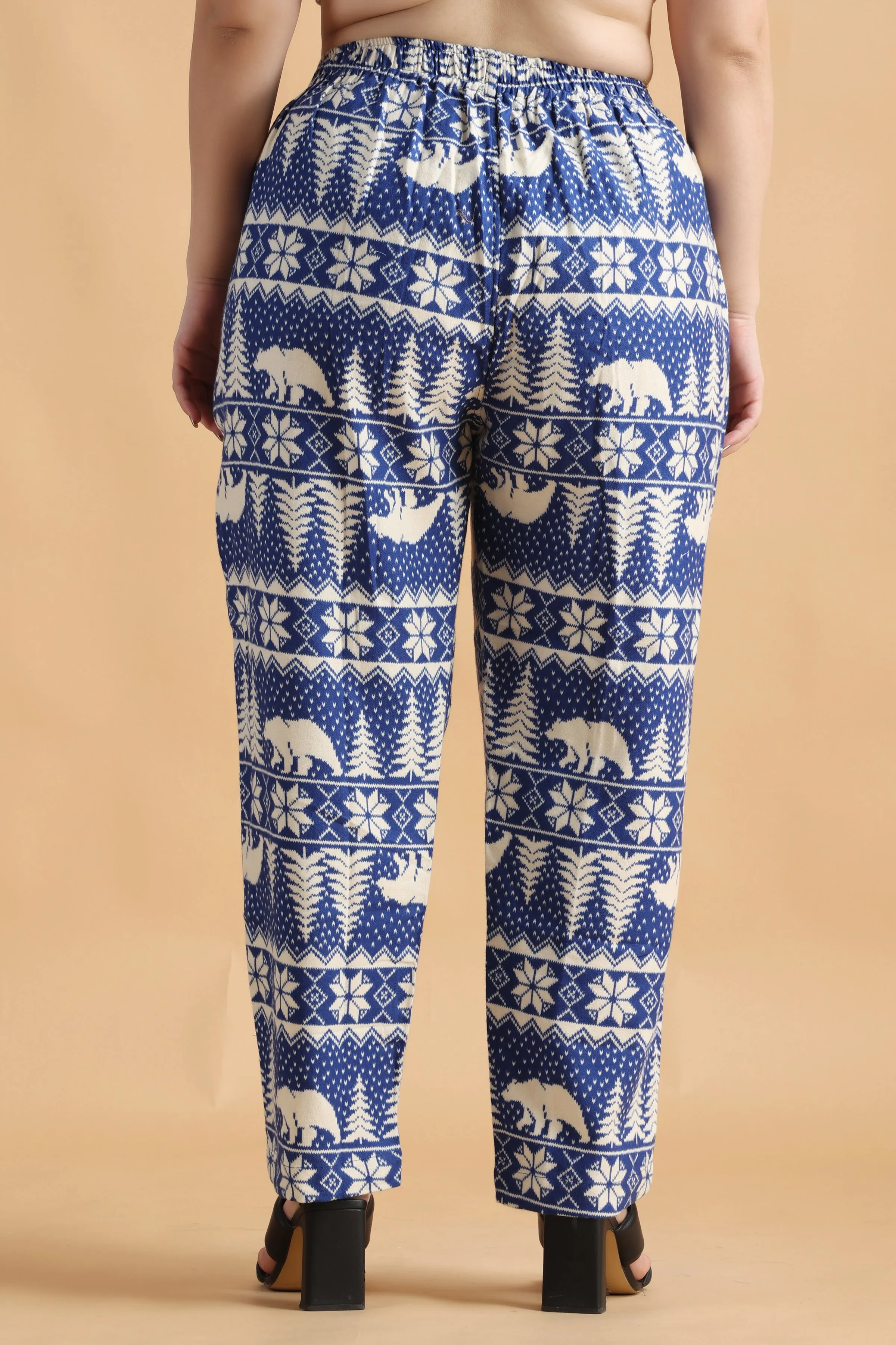 Frost Bite Printed Woollen Pajama