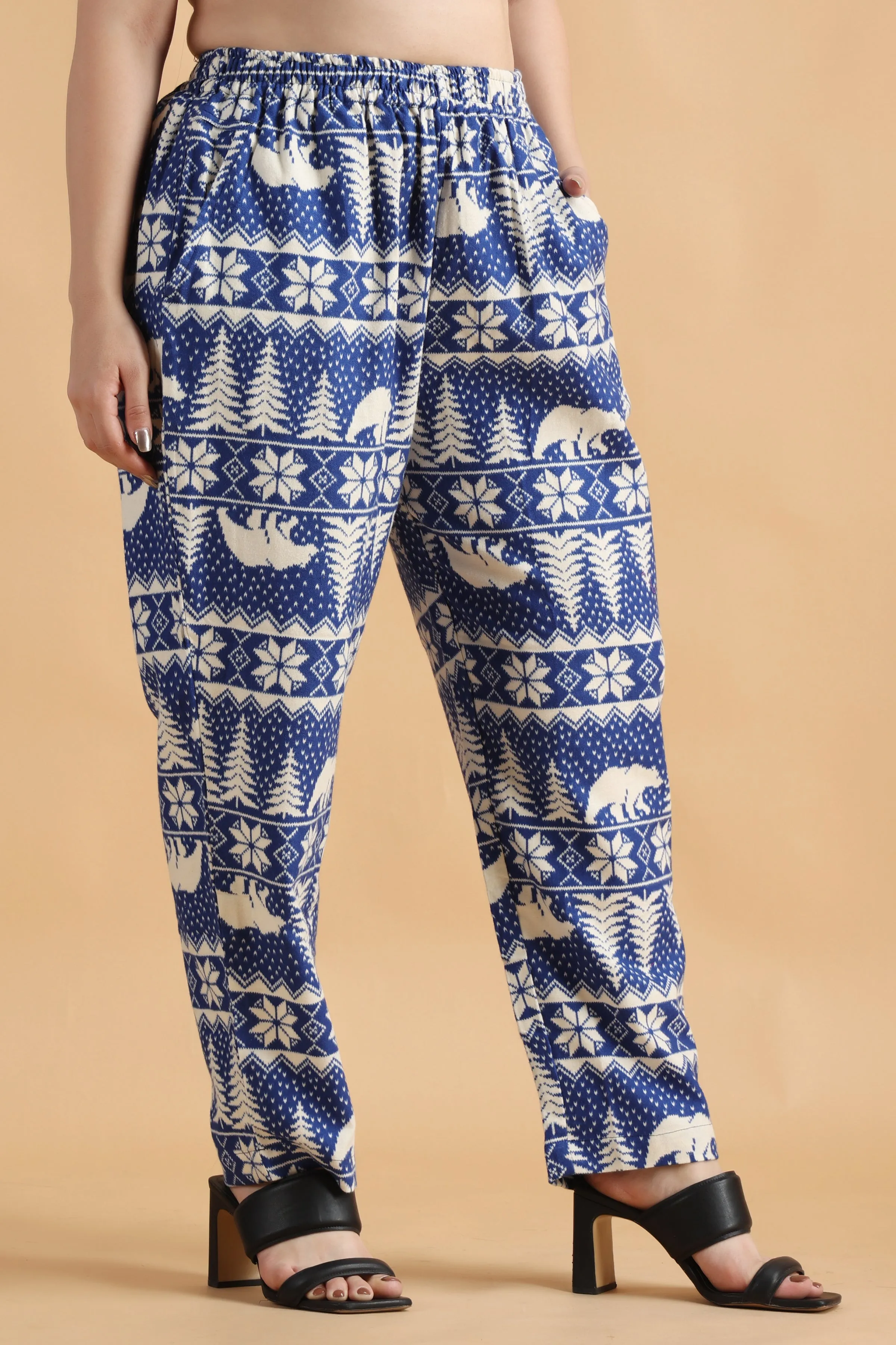 Frost Bite Printed Woollen Pajama
