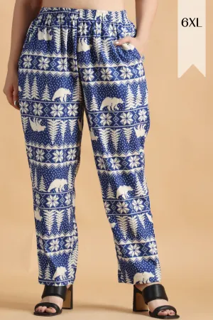 Frost Bite Printed Woollen Pajama