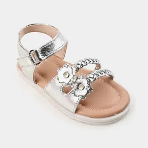 Girls Sandal 1328-SILVER