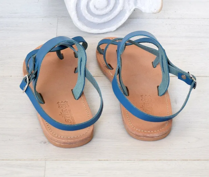 Greek handmade leather sandals made with Genuine Leather. roman sandals, ancient Grecian sandal, women leather sandals NYSA