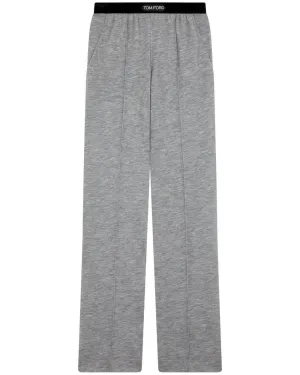 Grey Melange Cashmere PJ Pant