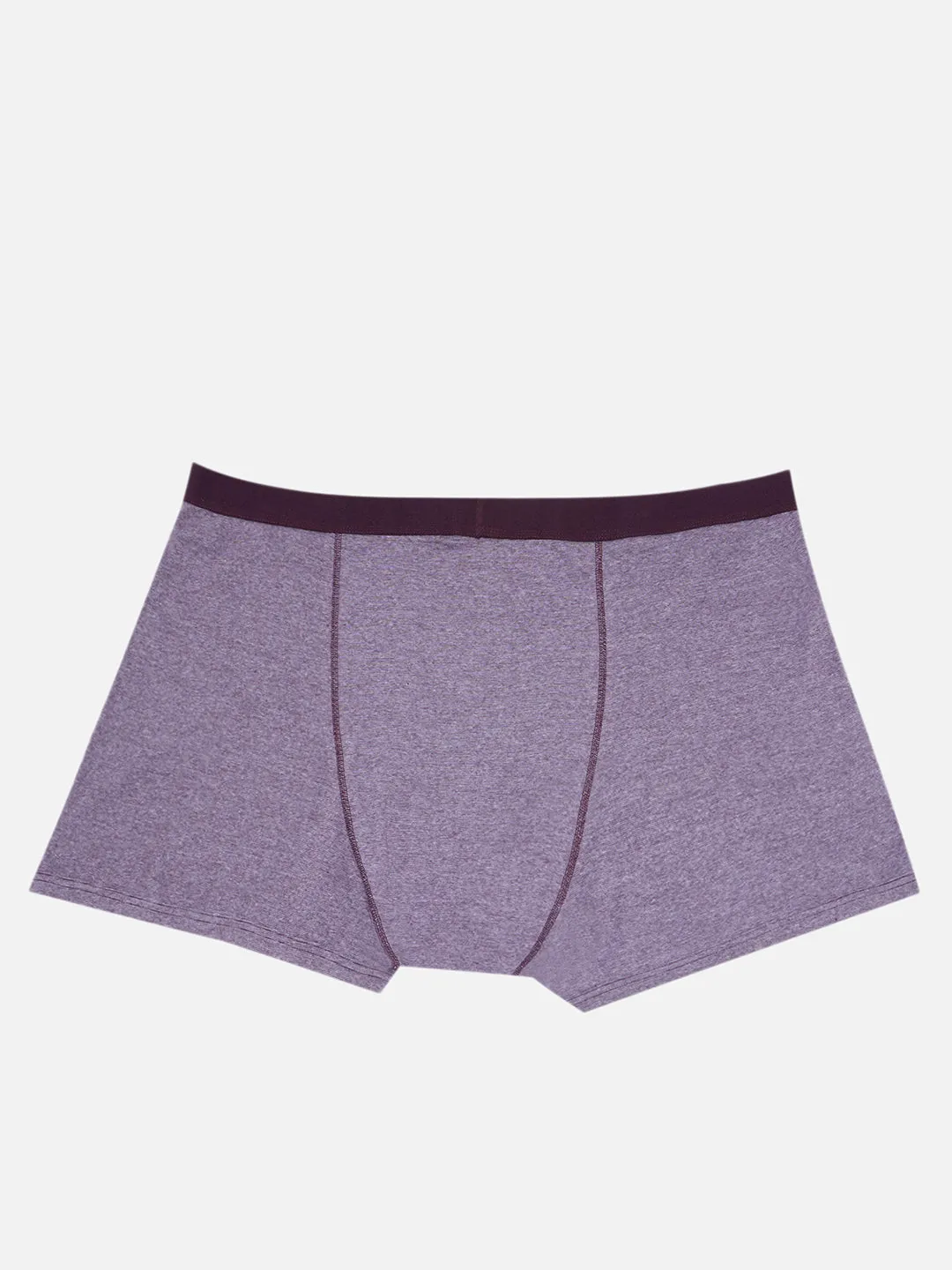 King Size - Plus Size Men's Pure Cotton Maroon Striped Trunk Innerwear