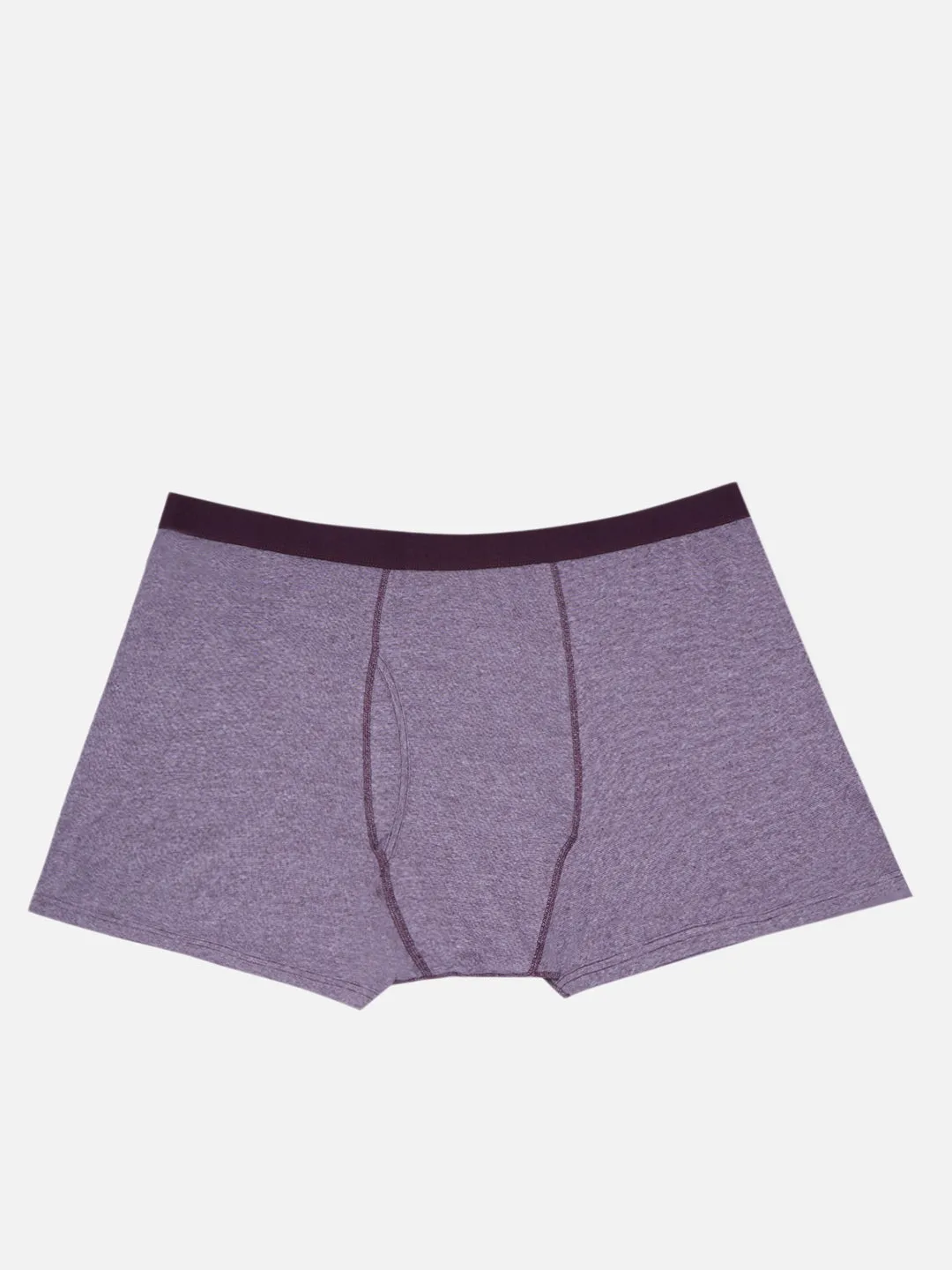 King Size - Plus Size Men's Pure Cotton Maroon Striped Trunk Innerwear