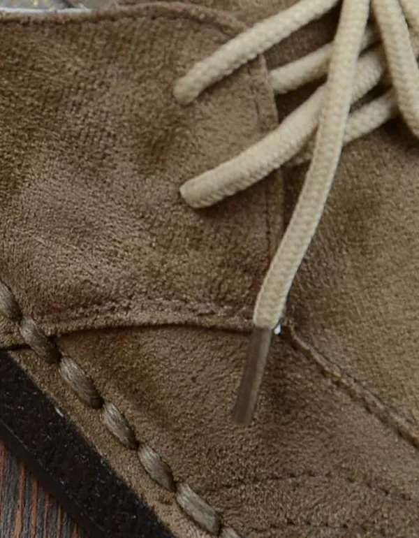 Lace-up Suede Hand-stitched Soft Flat Women's Shoes