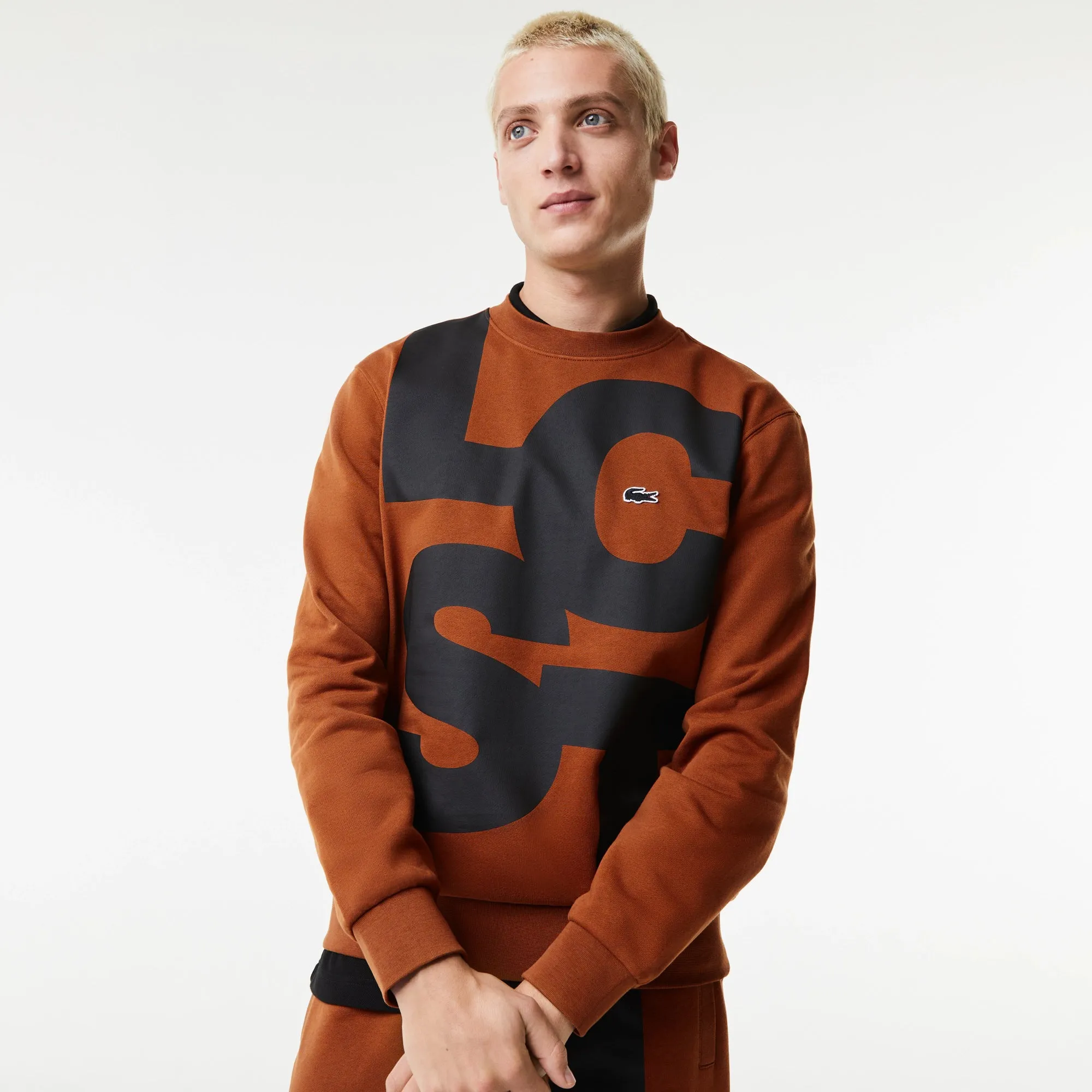 Lacoste - Contrast Lettering Cotton Set - Brown