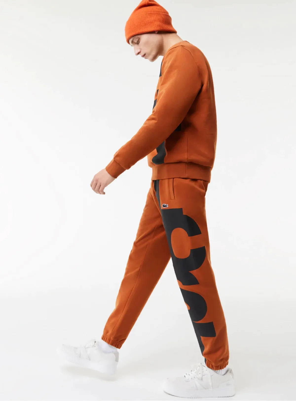 Lacoste - Contrast Lettering Cotton Set - Brown