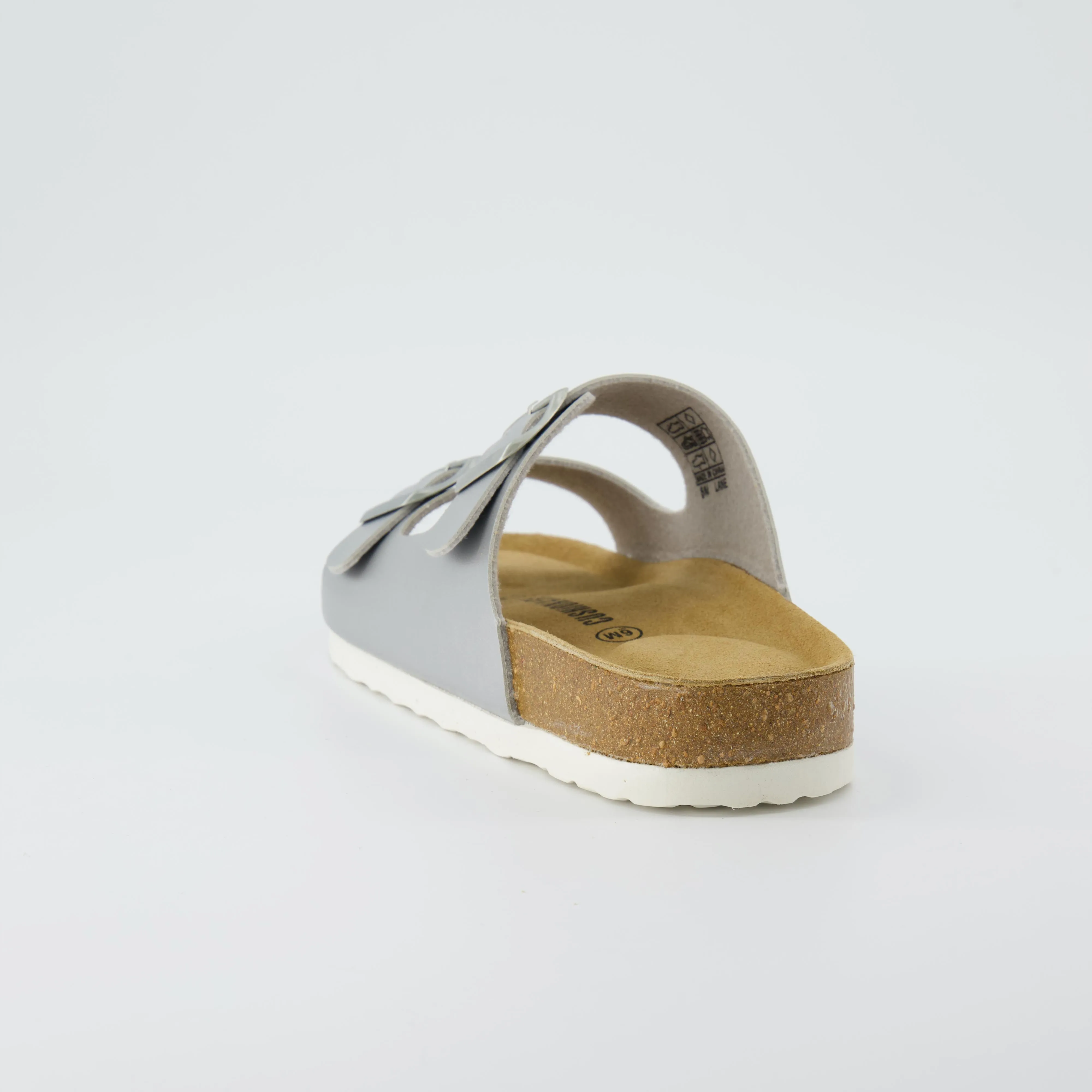 Lane Cork Footbed Sandal Metallics