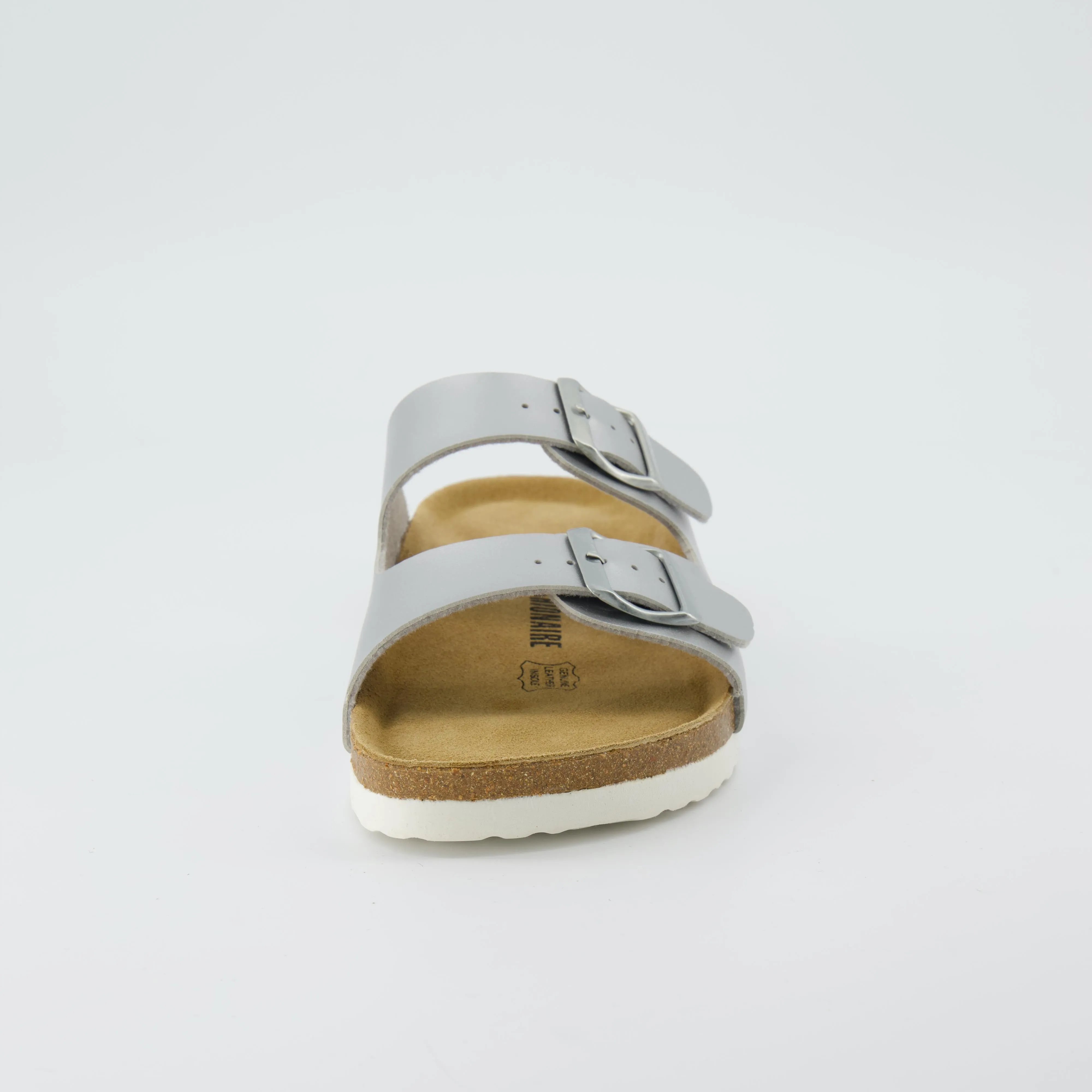 Lane Cork Footbed Sandal Metallics
