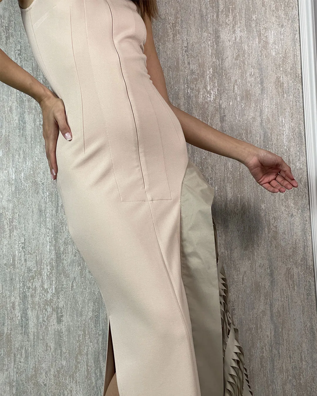 LINOLA STRECHY DRESS