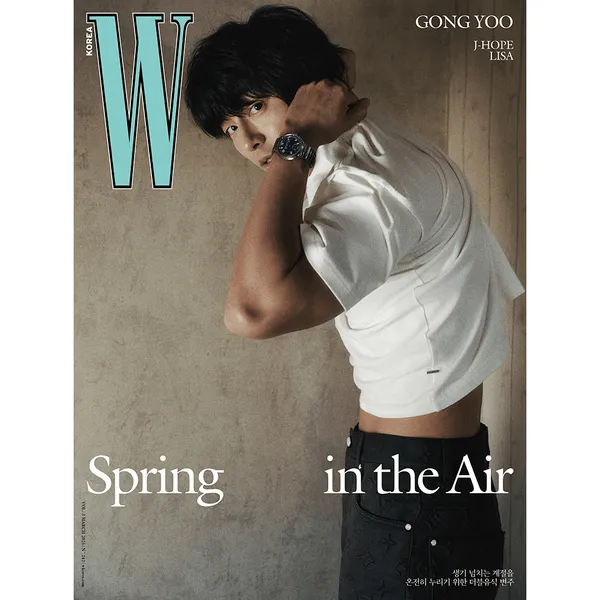 [Magazine] [25-02-26] W 2025 Vol.3 G Type (Cover : Gong Yoo / Content : LISA 16p, BTS : j-hope 16p, Gong Yoo 16p)