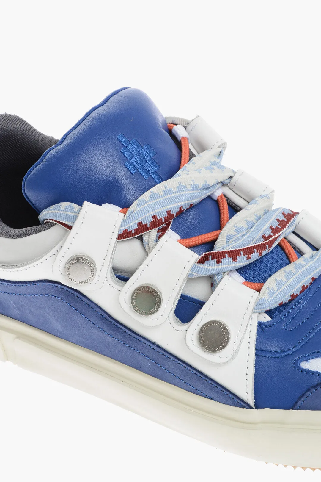 Marcelo Burlon Suede TICINELLA Sneakers with Maxi Strings