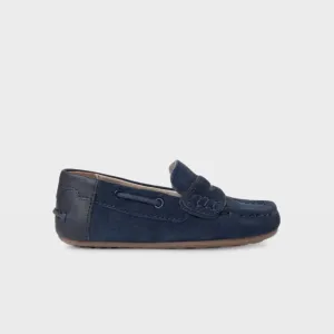 Mayoral Leather Moccasins - Marino