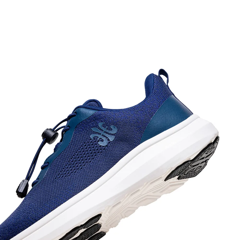 Men's RYL Navy Blue FlyKnit Sneakers 07042-555