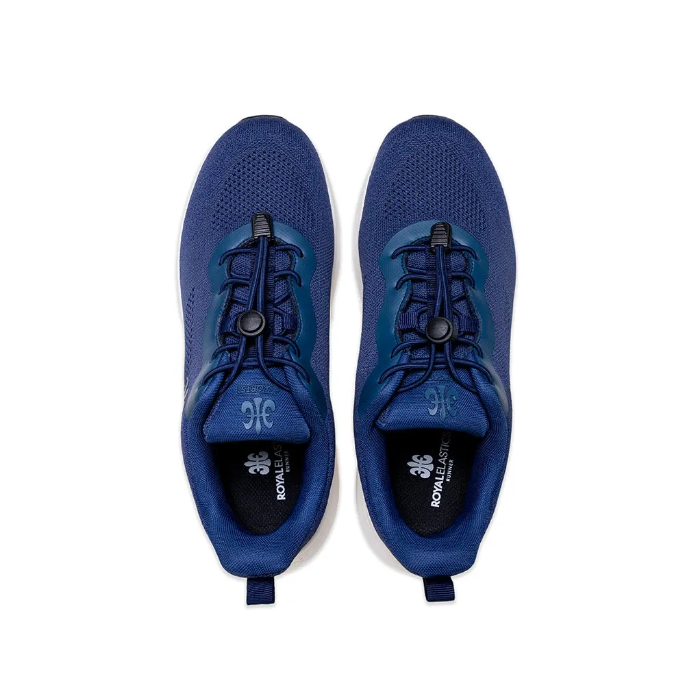 Men's RYL Navy Blue FlyKnit Sneakers 07042-555