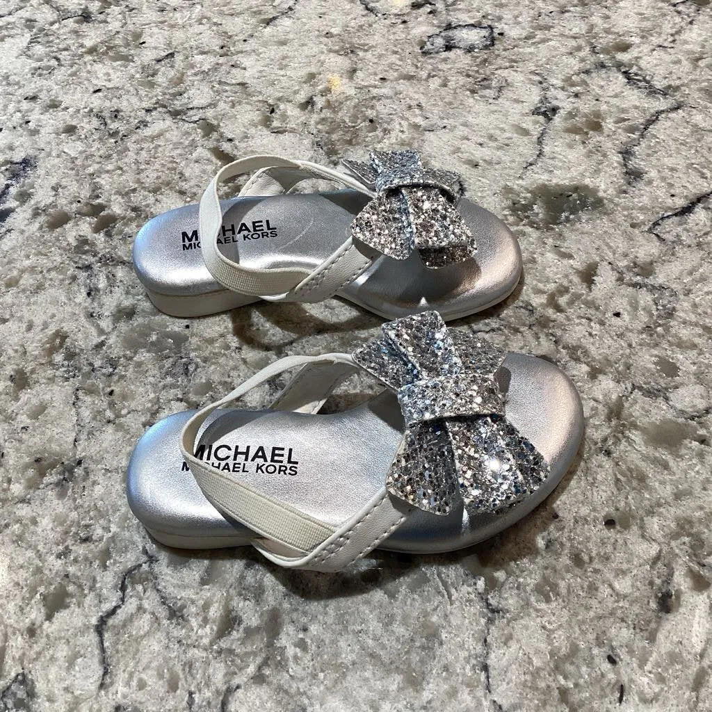 Michael Kors DWW Sandals 5C Silver