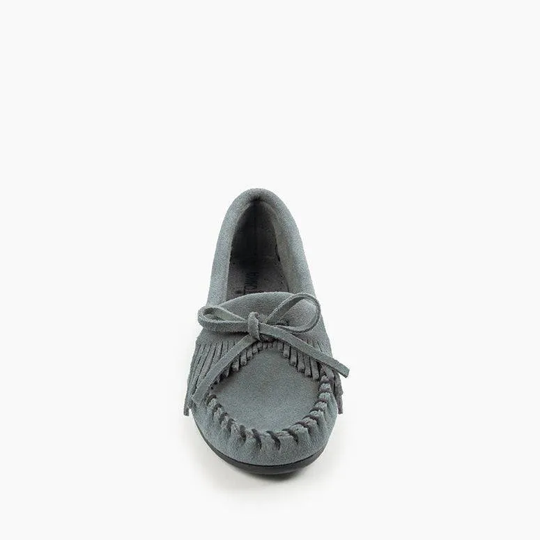 Minnetonka Women's Kilty Hardsole Moccasin Shoe
