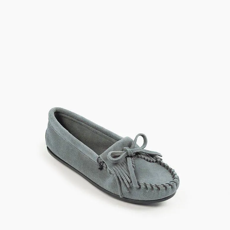 Minnetonka Women's Kilty Hardsole Moccasin Shoe