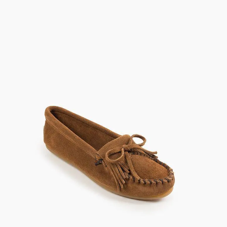 Minnetonka Women's Kilty Hardsole Moccasin Shoe