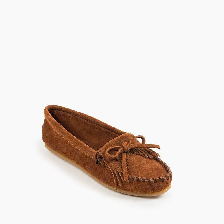 Minnetonka Women's Kilty Hardsole Moccasin Shoe