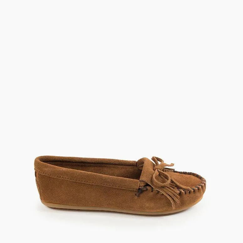 Minnetonka Women's Kilty Hardsole Moccasin Shoe